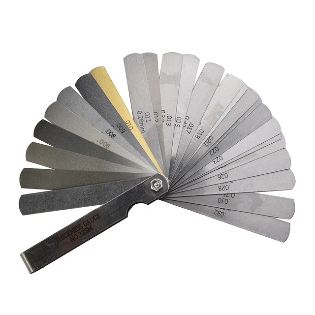 PRECISION 32 BLADE Feeler Gauge for Checking Tolerances SAE & Metric