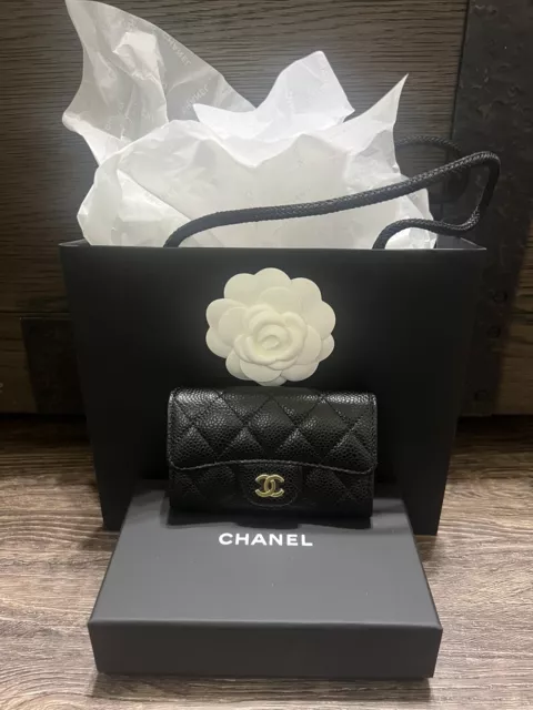 AUTHENTIC CHANEL CLASSIC Flap Card Holder £409.00 - PicClick UK