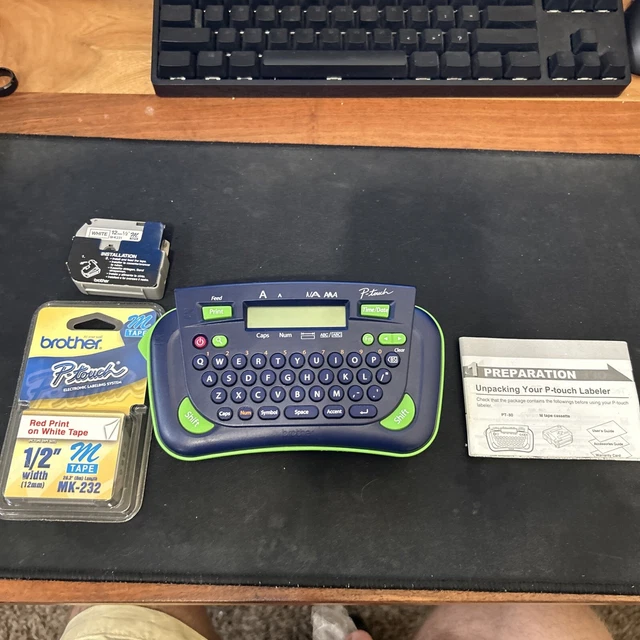 BROTHER MODEL pt80 , ptouch electronic labeling system ! Plus Extra