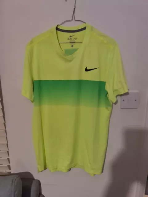 Nike RF Roger Federer Mens Tennis Shirt Size L - Australian Open 2015