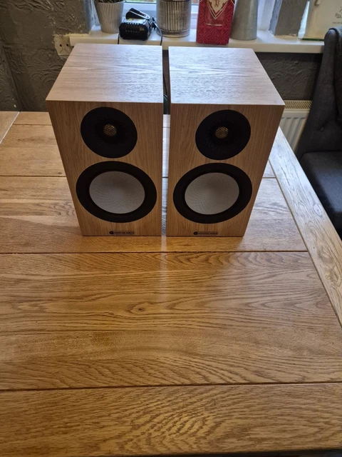 MONITOR AUDIO SILVER 50 7g Bookshelf Speakers £260.70 - PicClick UK
