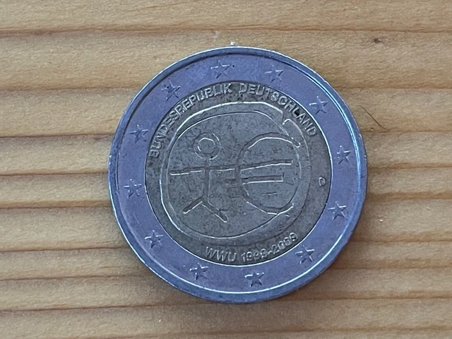 seltene 2 euro münze strichmännchen