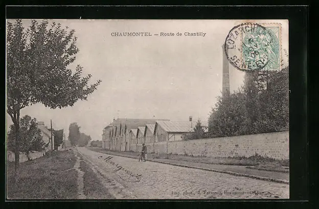 CPA Chaumontel, Route de Chantilly