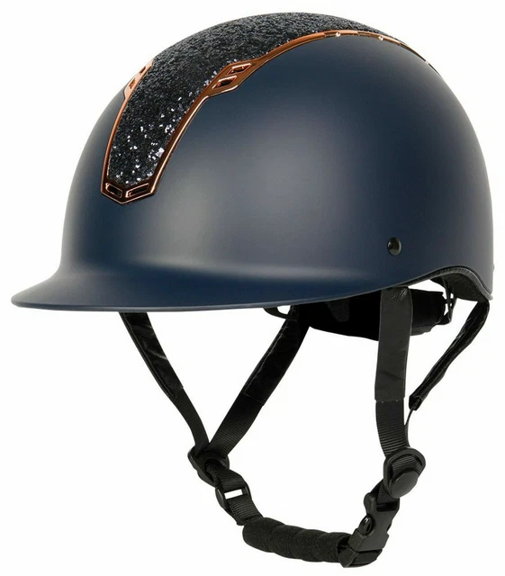 % Harry´s Horse Sicherheits-Reithelm Centaur navy blau rosegold -UVP €109,95 -NH