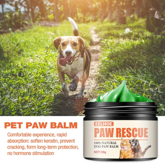 Dog Paw Balm Pet Moisturizing Paw Cream Natural Dog Cat Paw Wax for Dry Paws AU