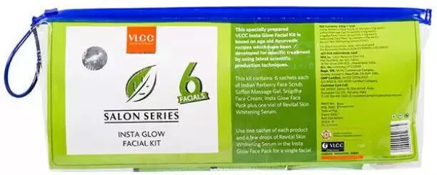 VLCC Professional Salon Series insta Glow Facial Kit 6er Pack (6 x 41,67 g)