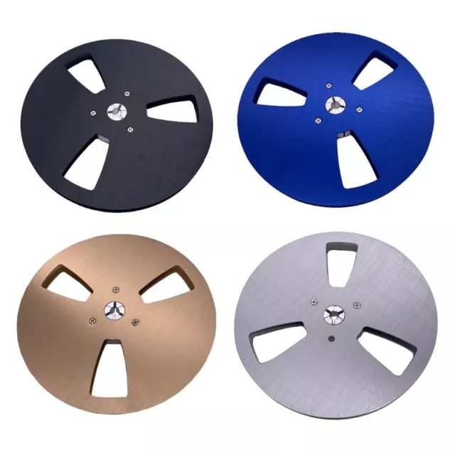 METAL TAKEUP REEL Opening Machine Parts 3 Hole 1/4 7 Inch Empty Reel for  Reel $40.82 - PicClick AU
