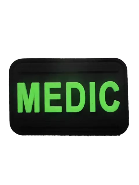 Death Skull Medic PVC Patch (Star of Life EMT Nurse Paramedic NYPD Fire  P212#1