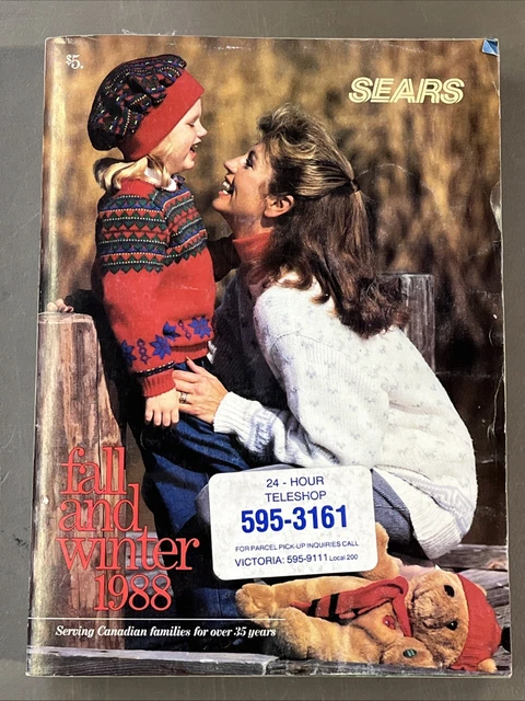1988 SEARS FALL and Winter Catalog Canada YB4 $99.99 - PicClick CA