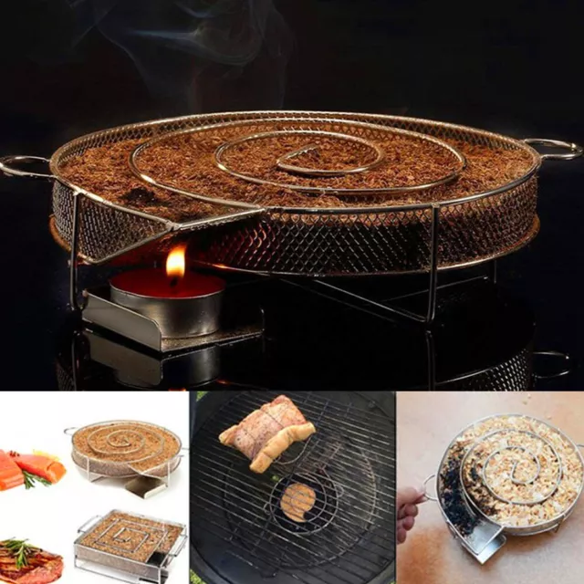 Kaltraucherzeuger Kaltrauchgenerator Sparbrand Räuchern BBQ Räucherspirale