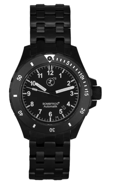 BOMBFROG© T22 Chronograph NATO schwarz