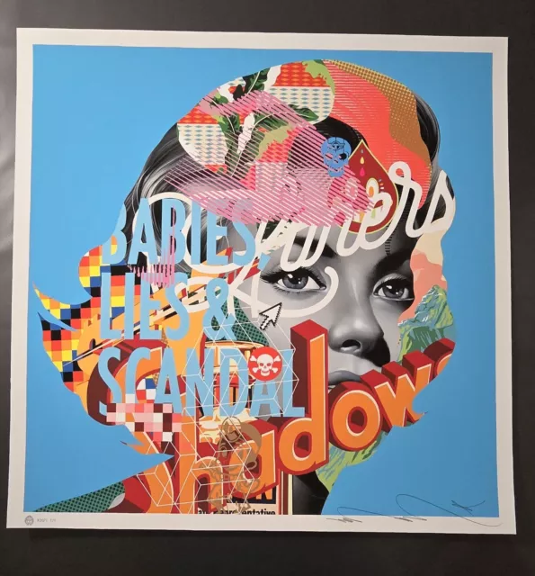 Tristan Eaton Gemma Signed 1/1 Physical Print UNIQUE Not Banksy Not Invader