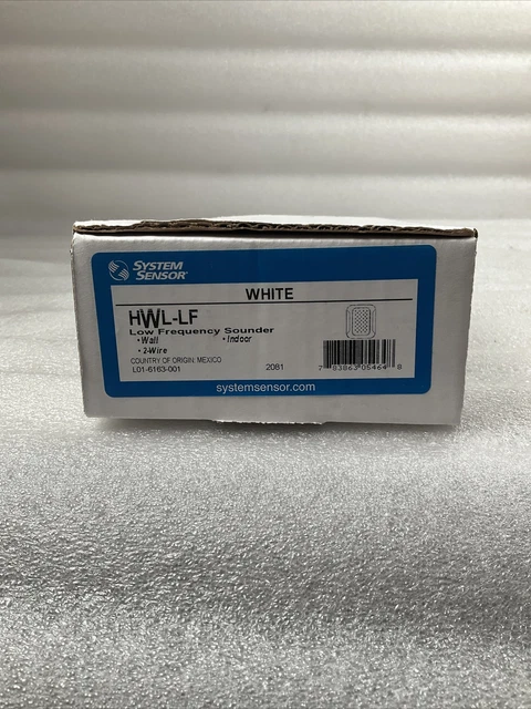 System Sensor HWL-LF Security Alarm - White