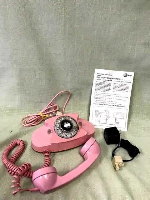 Vintage Bell Systems Pink Princess Land Line Phone with Lighted Dial -BL