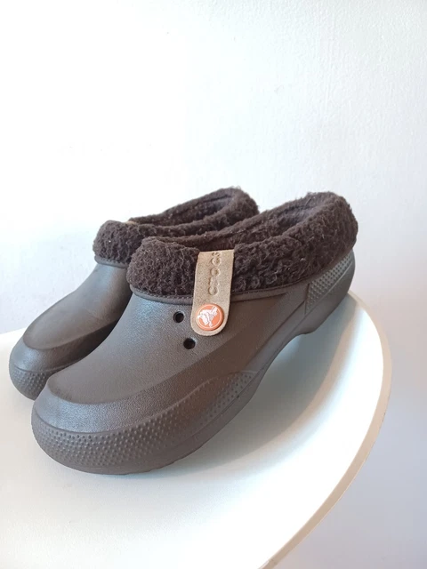 Crocs Faux Fur Slip On Clogs Women's Size 8