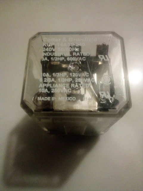 Potter & Brumfield Kup-14A15-240 Relay 240V