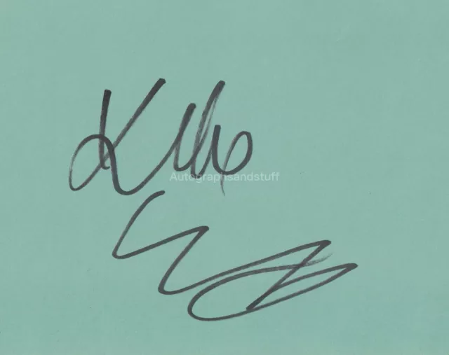Kate Garraway HAND SIGNED Autograph Page, GMB, GMTV Presenter
