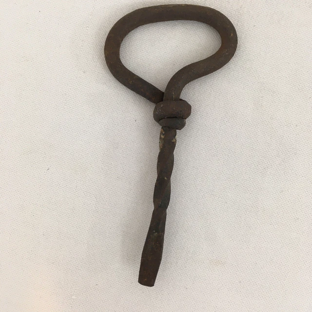 Antique Blacksmith Hand Made Wrought Iron Screwdriver