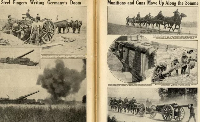 1916 WW1 Magazine SOMME Thiaumont GERMAN AFRICA Egypt WAR ROLL HONOUR DEAD (7010