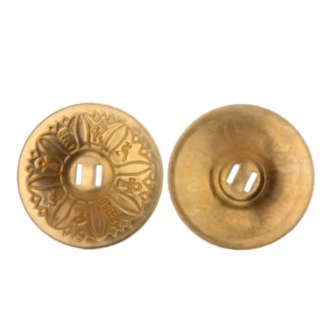 Paar Bauchtanz Textur Muster Pure Copper Finger Becken Zills (Golden)