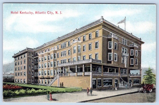 1920's HOTEL KENTUCKY ATLANTIC CITY NJ F. A. CHAPMAN POSTCARD WHITE SERVICE