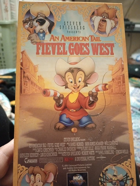 An American Tail Fievel Goes West Vhs 1992 AN AMERICAN TAIL Fievel Goes West VHS 1992 Video Tape BUY 2 GET 1 FREE