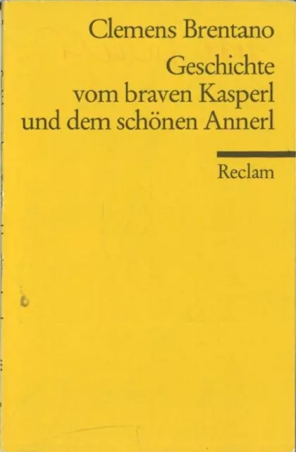 Geschichte vom braven Kasperl und dem schönen Annerl von Clemens Brentano (1991)