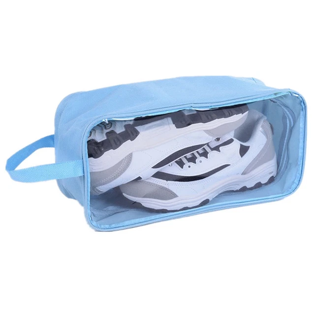 Scarpe borsa portaoggetti da viaggio, porta scarpe trasparente, semplice