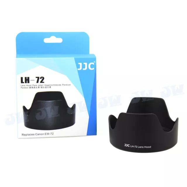 JJC Bayonet Lens Hood Cover for Canon EF 35mm F2 on EOS 5D4 5D3 6D2 6D as EW-72