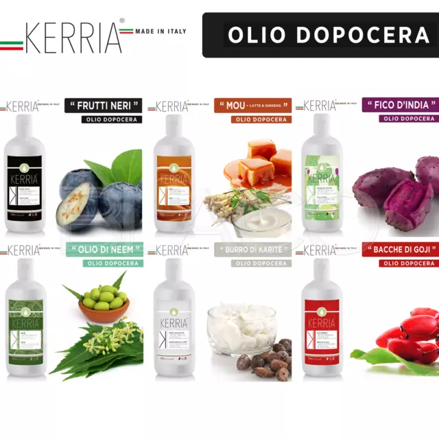 Olio Dopocera 500 Ml Kerria Post Depilazione Ceretta Depilatoria Dopo Cera