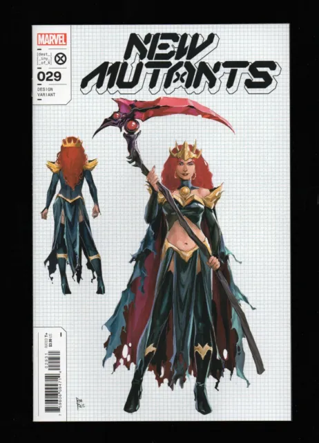 New Mutants #29 Rod Reis Design Variant NM (2022) Marvel Comics ✨
