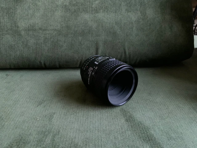 Nikon Af-D Micro Nikkor 60Mm F/2.8G Ed Lens Used W/O Front Lens Cap Black