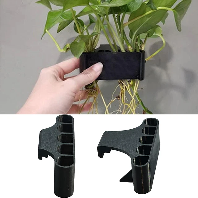 Aquarium Plant Holder Hang Aquatic Plants Holder with 4 Holes Aquatic Plant Pot