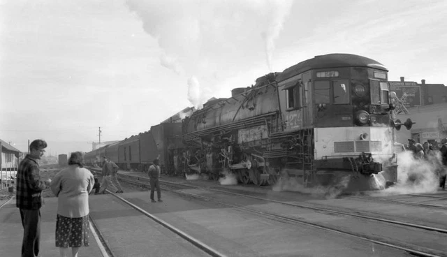 SP SOUTHERN PACIFIC Railroad Train, Engine No 4274, Type 4-8-8-2 Old ...