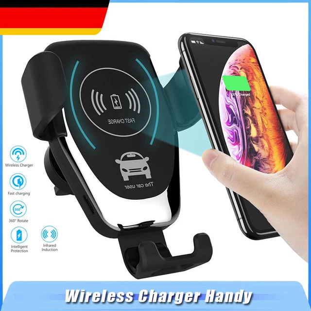 Auto Wireless Charger Handy Halterung mit ladefunktion Clamping KFZ Induktions