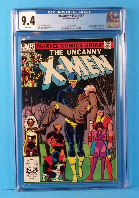 Uncanny X-Men #167 Marvel 1983 Claremont story CGC 9.4 NM