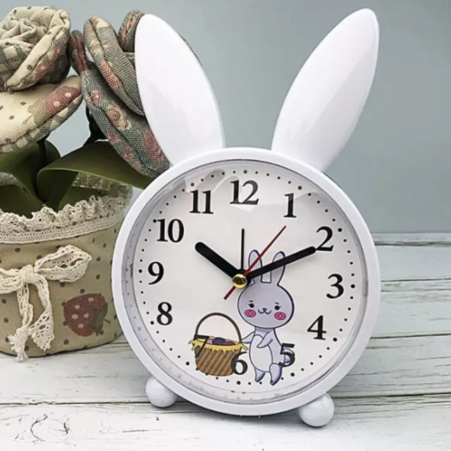 Nordic Style Cute Rabbit Deer Shaped Alarm Clock for Bedroom