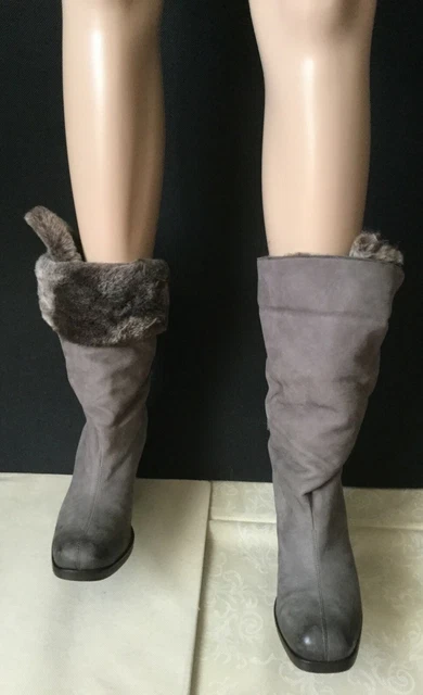 Hiver Boots With Real Fur Vic Matie Femme, Gris Couleur, Taille 40 Bottes Femme