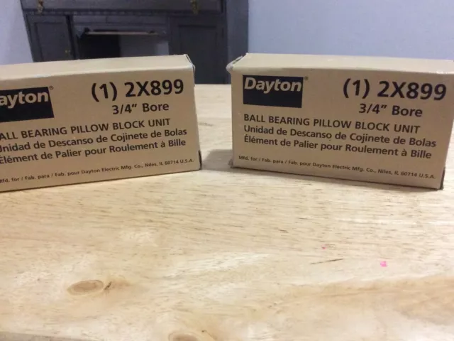 2 DAYTON BEARINGS 2X899 Still In Box