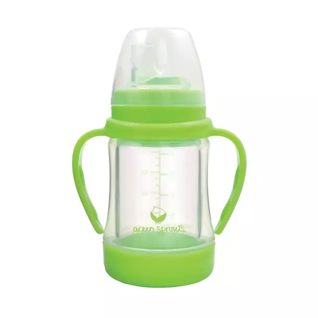 green sprouts Sip  Straw Cup made from Glass | Safer from the inside out | Liqu