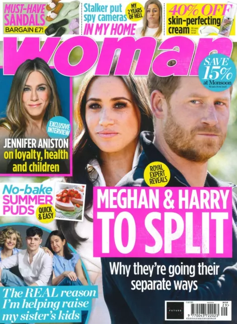 Woman Magazine, Prince Harry, Meghan Markle, Kate Middleton, J. Aniston, 17.7.23