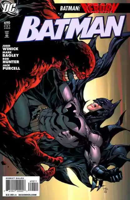 Batman #690 Near Mint 2009 Dc Comics Batman: Reborn