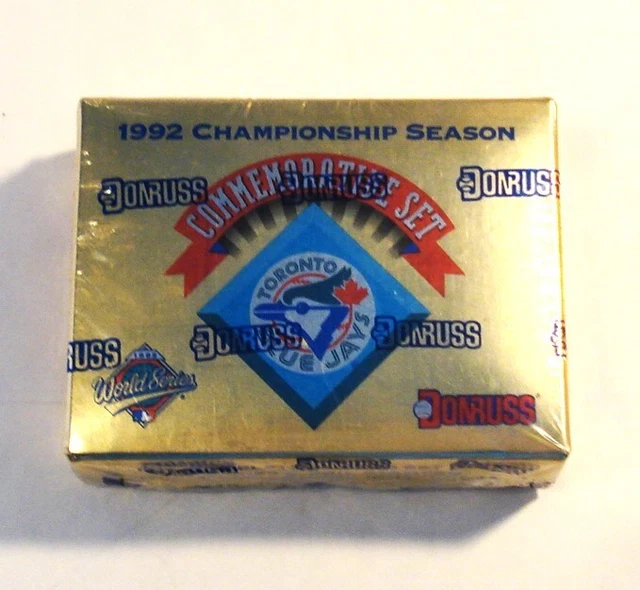 1992 DONRUSS COMMENORATIVE Set, World Series, Toronto Blue Jays