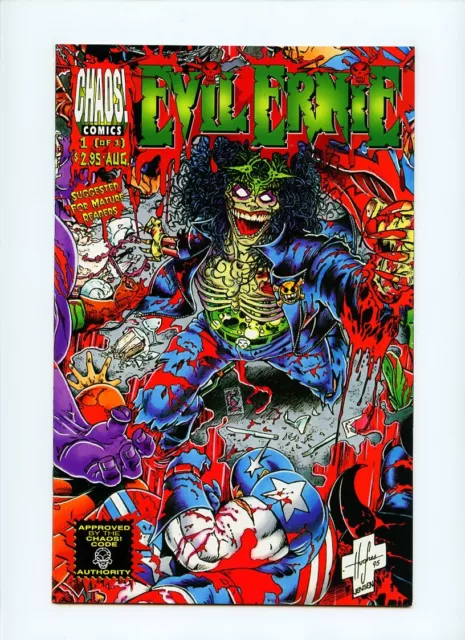 Evil Ernie vs The Super Heroes #1 Chaos Comics Brian Pulido **