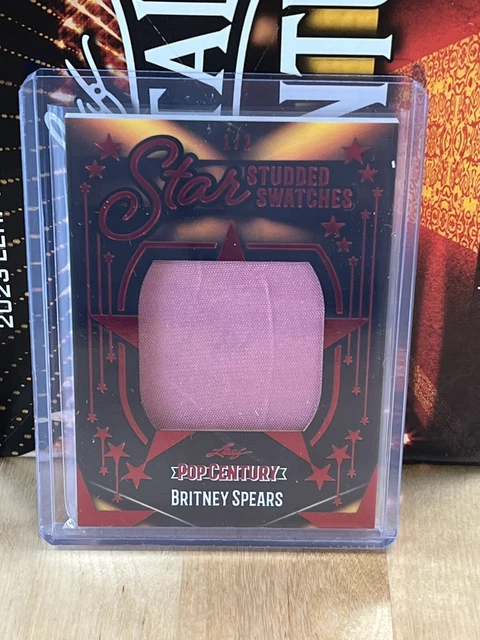 2021 LEAF POP Century Superstar Swatches Britney Spears Jumbo