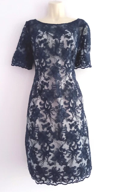 Jacques vert navy lace on sale dress