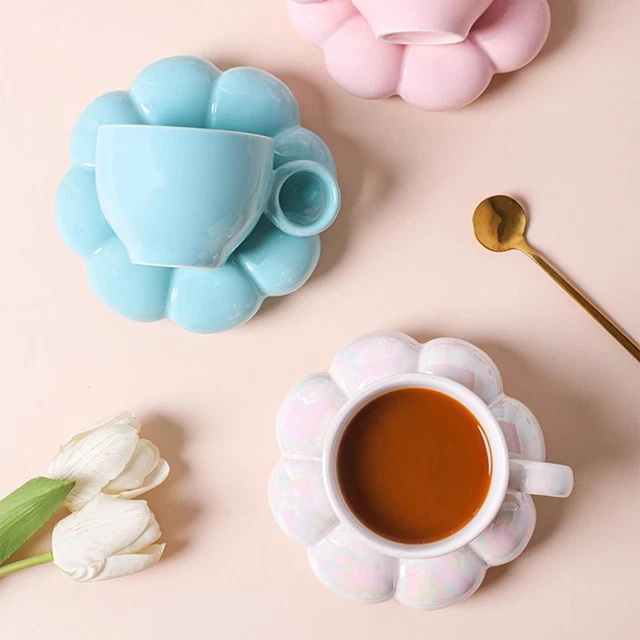 Tasse à Thé En Verre Transparent Avec Soucoupe Et Cuillère Inox – Lot élégant