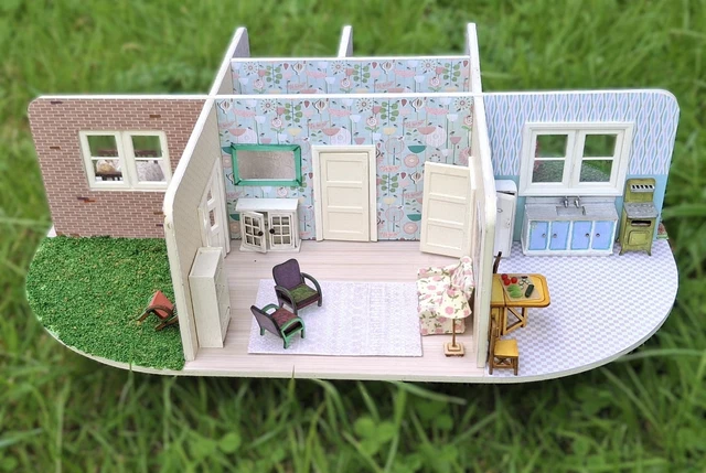 1:48 DOLLHOUSE KIT Openview No.1 Miniature incl. windows, doors ...