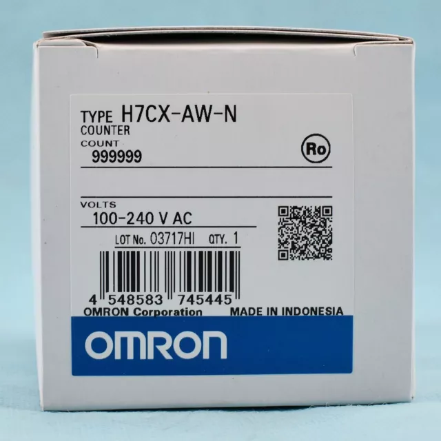 1PC Omron H7CX-AW-N Brand New Counter H7CXAWN 100-240VAC In Box Fast Shipping