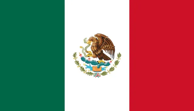 Mexico Mexico FLAG - NEW 5 x 3 FT - LARGE Bandera de México